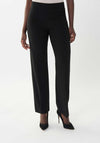 Joseph Ribkoff Pleated Wide Leg Trousers, Black