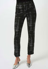 Joseph Ribkoff Spray Print Jersey Pull on Trousers, Black