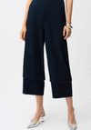 Joseph Ribkoff Seersucker Balloon Pull on Trousers, Navy