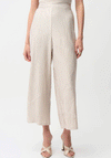 Joseph Ribkoff Textured Satin Culotte Trousers, Champagne