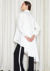 Jovonna Asco Asymmetric Oversize Shirt, White