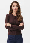 Soyaconcept Hannele Fine Knit Cardigan, Brown