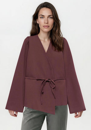 Vero Moda AWARE Tenora Wrap Blazer, Mauve