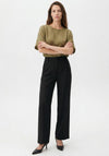 Nu Denmark Oversized Asymmetric V-Neck Blouse, Burnt Yellow