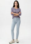 Olsen Vintage Romance Edda Top, Pink Multi