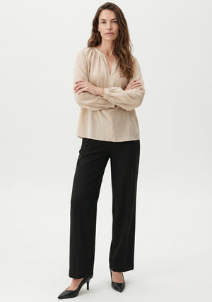 Yest Safae Metallic Blouse, Yellow