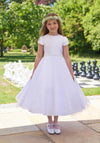 KOKO KO26508 Communion Dress, White