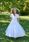 KOKO KO26526 Communion Dress, White