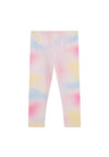 Guess Girl Watercolour Print Legging, Pink Multi