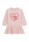 Guess Girls Long Sleeve Jumper Dress, Pink