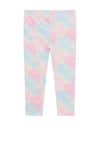 Guess Mini Girl Print Legging, Pink