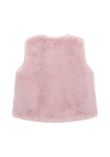 Guess Mini Girl Faux Fur Gilet, Pink