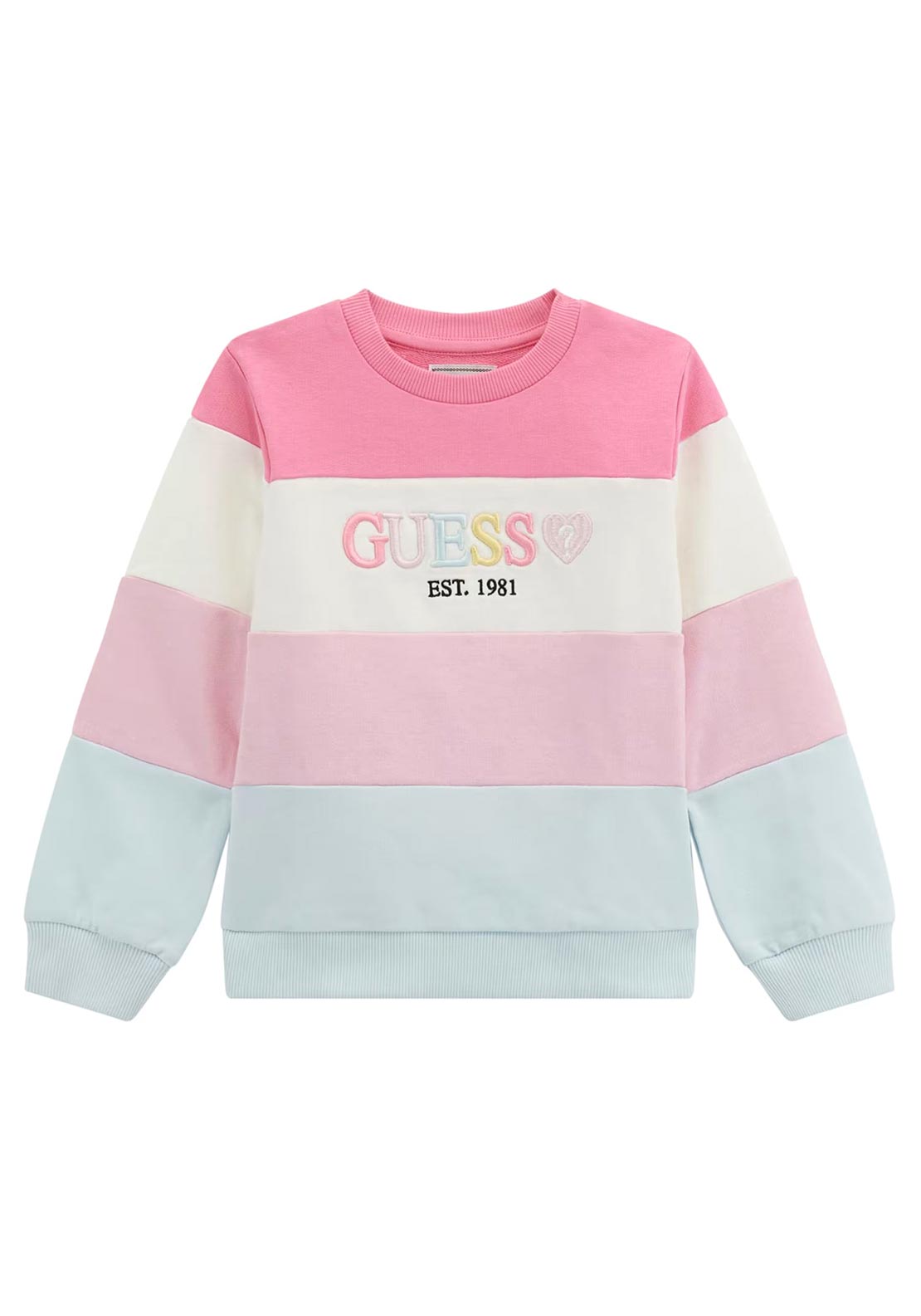 Guess Mini Girl Pastel Tracksuit, Pink Multi