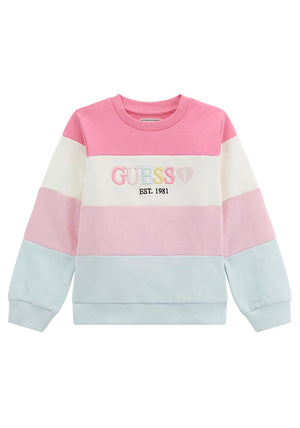 Guess Mini Girl Pastel Tracksuit, Pink Multi