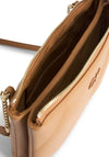 Calvin Klein Quilted Diamond Crossbody Bag, Brown Sugar
