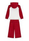 Guess Girl Hooded Jacket and Jogger Set, Red