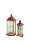 Kaemingk Set of 2 Firwood Christmas Lanterns