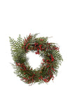Kaemingk Glitter Red Berry Wreath