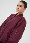 Kaffe Lorena Bomber Jacket, Windsor Wine