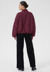 Kaffe Lorena Bomber Jacket, Windsor Wine