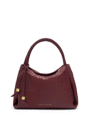 NOVA WOVEN TEXTURE TOP HANDLE BAG