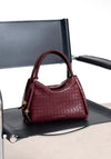 NOVA WOVEN TEXTURE TOP HANDLE BAG