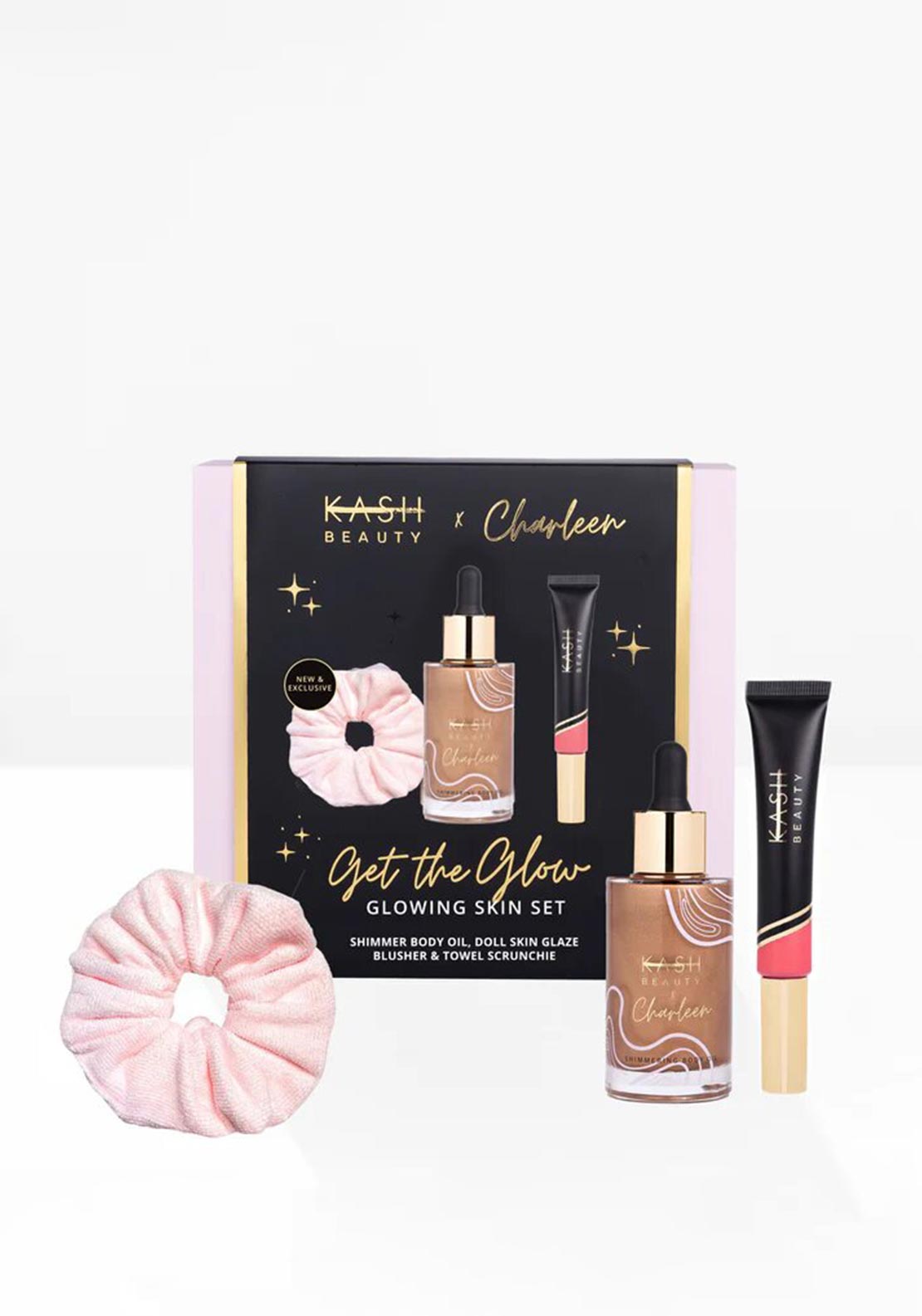 KASH Beauty x Charleen Get the Glow Liquid Silk Gift Set McElhinneys