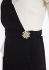 Kate Cooper Two Tone With Embellishment Jumpsuit, Black
