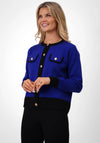Kate & Pippa Coco Knit Cardigan, Blue