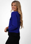 Kate & Pippa Coco Knit Cardigan, Blue