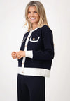 Kate & Pippa Coco Knit Cardigan, Navy
