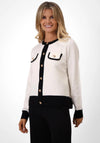 Kate & Pippa Coco Knit Cardigan, White