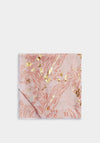 Katie Loxton Animal Print Foil Scarf, Pink