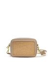 Katie Loxton Avery Raffia Crossbody Bag, Light Taupe