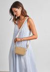 Katie Loxton Avery Raffia Crossbody Bag, Light Taupe