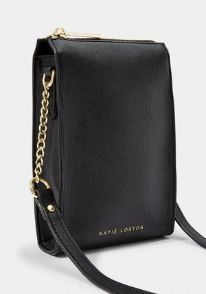 Katie Loxton Zana Slim Crossbody Bag, Black