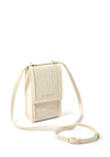 Katie Loxton Signature Smartphone Crossbody Bag, Eggshell
