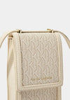Katie Loxton Signature Smartphone Crossbody Bag, Eggshell