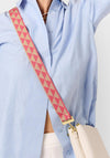 Katie Loxton Canvas Bag Strap, Coral