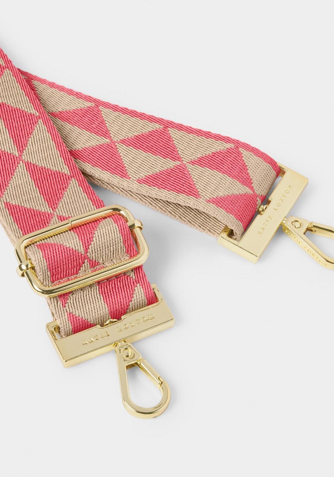 Katie Loxton Canvas Bag Strap, Coral