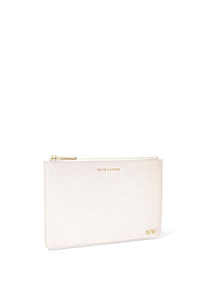 Katie Loxton Secret Bride Message Bridal Pouch, White