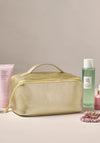 Katie Loxton Patent Crackle Medium Makeup & Wash Bag, Gold