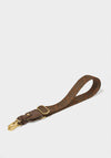 Katie Loxton Dash Line Canvas Bag Strap, Brown & Orange