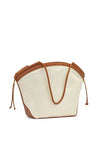 Katie Loxton Florence Canvas Tote Bag, Beige & Cognac