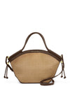 Katie Loxton Florence Mini Tote Bag, Beige & Chocolate