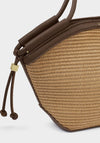 Katie Loxton Florence Mini Tote Bag, Beige & Chocolate