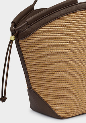 Katie Loxton Florence Tote Bag, Beige & Chocolate