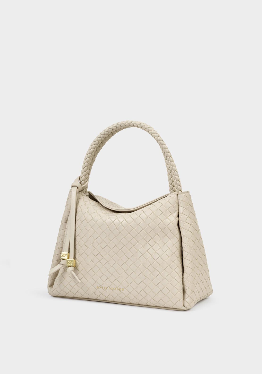 Katie Loxton Nova Woven Texture Grab Bag, Beige