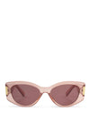 Katie Loxton Rimini Cat Eye Sunglasses, Pink