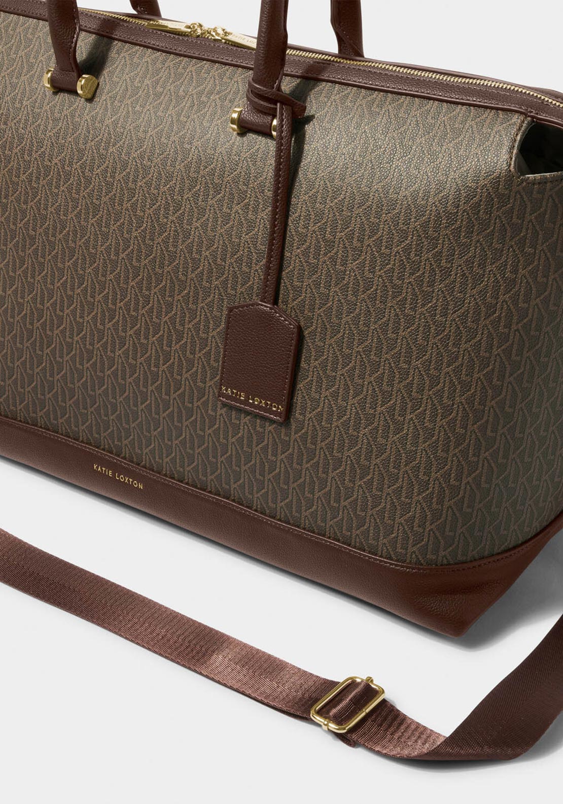 Katie Loxton Kensington Weekend Bag, Chocolate